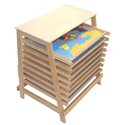 Avis Cabinet de géographie 8 puzzles ambiance montessori 1