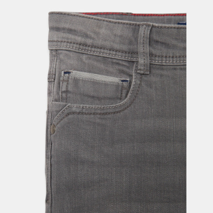 Avis Jean slim ultra-résistant gris garçon OKAIDI 3