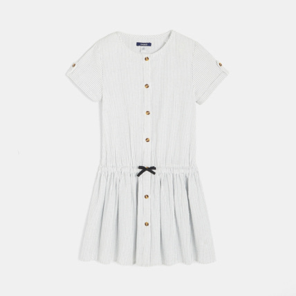 Avis Robe boutonnée grise fille OKAIDI 2