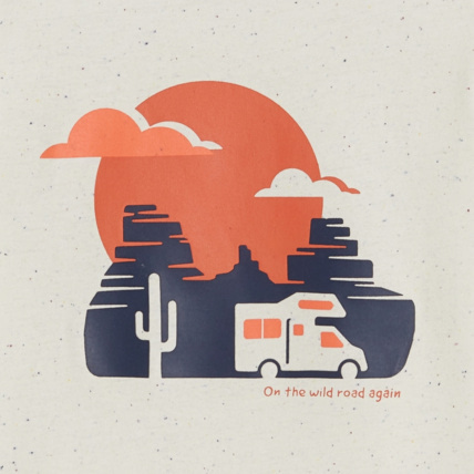 Avis T-shirt "On the wild road again" blanc garçon OKAIDI 3