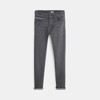 Avis Jean gris skinny ultra-résistant garçon OKAIDI 1
