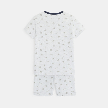 Avis Pyjama short jersey imprimé aventure bleu garçon OKAIDI 4