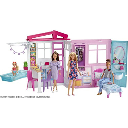 Avis Barbie - Maison à emporter avec poupée BARBIE 1