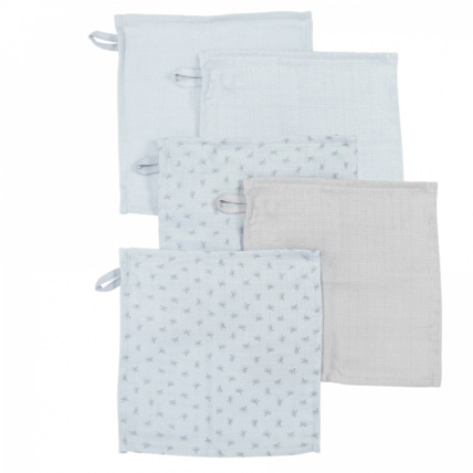 Avis Lot de 5 gants de toilette coton bio ROBA 1