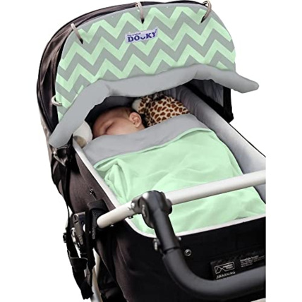 Avis Couverture pour poussette et landau Menta e Grigio DOOKY 6