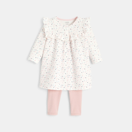 Avis Robe tissu fantaisie bulles et legging OBAÏBI 1