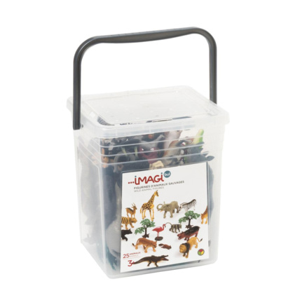 Avis Grand baril de figurines d'animaux sauvages Oxybul 1