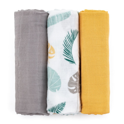 Avis Lot de 3 Couches en Bambou et Mousseline MOUSSY Petite&Mars 2