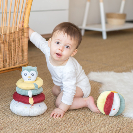 Avis Pyramide à empiler bébé - Violette la chouette Trois Kilos Sept 2