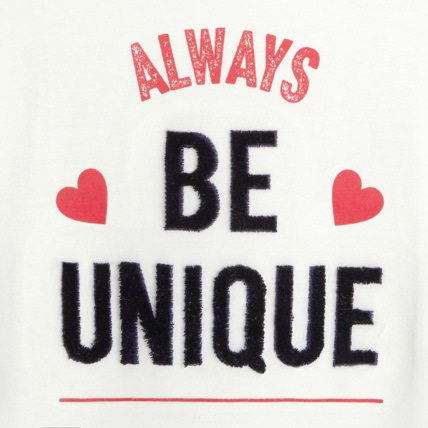 Avis T-shirt manches longues à message positif blanc fille OKAIDI 2