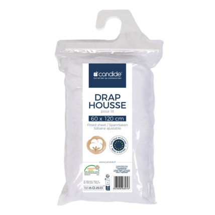 Avis Drap housse Jersey coton CANDIDE 1