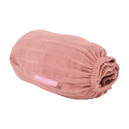 Avis Drap-housse gaze de coton little crevette 1