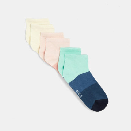Avis Socquettes colorblocks (lot de 3) rose fille OKAIDI 1