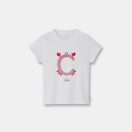 Avis T-shirt à motif alphabet OBAÏBI 1