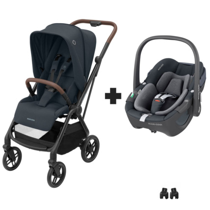 Avis Poussette Duo Leona 2 graphite + Siège auto Pebble 360 Essential Maxi-Cosi 1