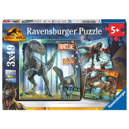 Avis Puzzle T-rex et autres dinosaures / Jurassic World 3 - de 5 ans RAVENSBURGER 1