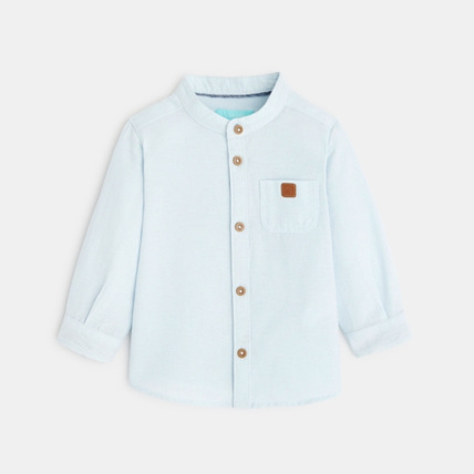 Avis Chemise coton fantaisie petit col OBAÏBI 1