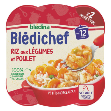 Avis BLEDICHEF Riz aux légumes et poulet Blédina 1