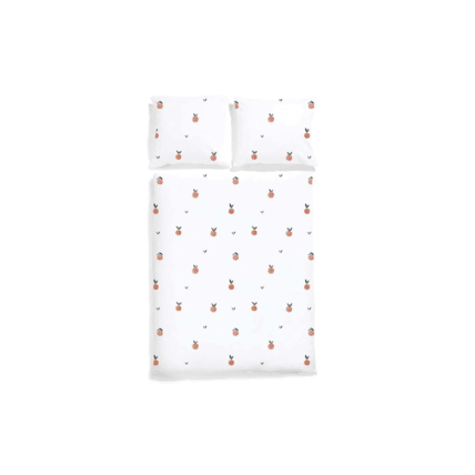 Avis Housse de couette en satin de coton - Mandarines Mon Lit Cabane 1