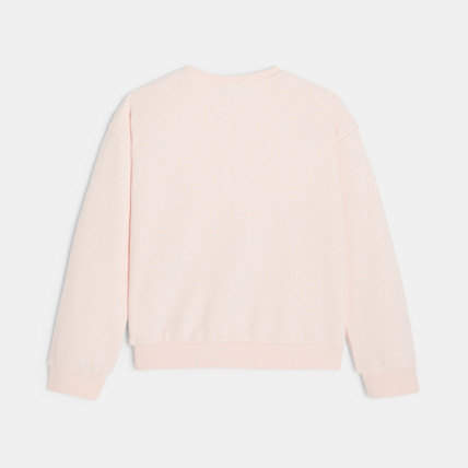 Avis Sweat-shirt grand cœur rose fille OKAIDI 4