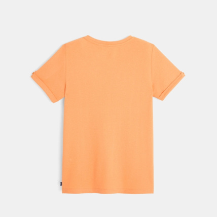Avis T-shirt manches courtes motif avion orange garçon OKAIDI 3