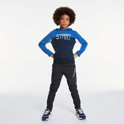 Avis Jogpant zippé à bandes bleu garçon OKAIDI 1