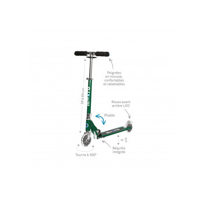 Avis Trottinette Sprite LED Micro Mobility 8