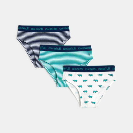 Avis Slip fantaisie (lot de 3) vert garçon OKAIDI 1