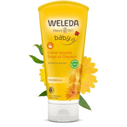 Avis Crème lavante bébé - Corps et cheveux Weleda 1