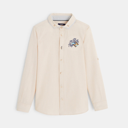 Avis Chemise à col boutonné jaune garçon OKAIDI 1