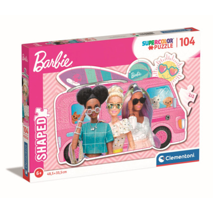 Avis Puzzle Shaped Barbie - 104 pièces CLEMENTONI 1