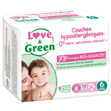 Avis Couches hypoallergéniques et écologiques Love & Green 7