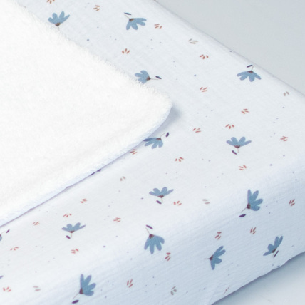 Avis Set housse de matelas à langer + tapis de change, Bleuet Sevira Kids 2