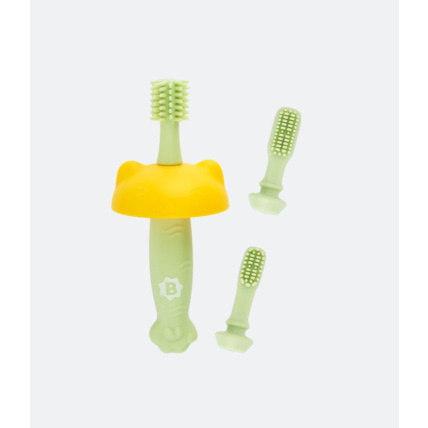Avis Brosse à dent évolutive en silicone BADABULLE 1