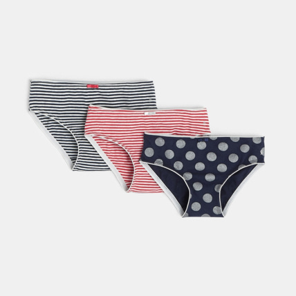 Avis Lot de 3 culottes originales bleu fille OKAIDI 1