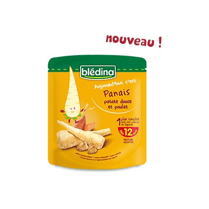 Avis Aujourd'hui c'est : Panais, patate douce et poulet Blédina 1