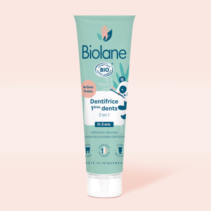 Avis Dentifrice 1ères dents 2 en 1 certifié biologique Biolane 1