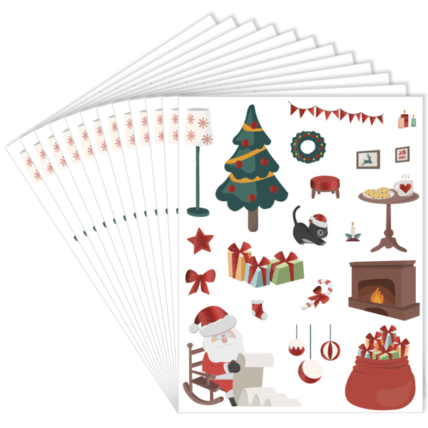 Avis Gommettes En Papier - Noël En Paillettes LOOLIPO 1