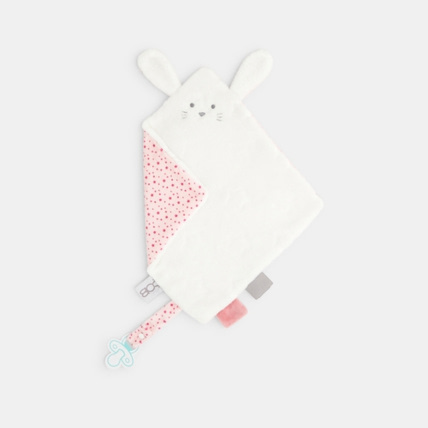 Avis Doudou velours plat lapin rose OBAÏBI 1