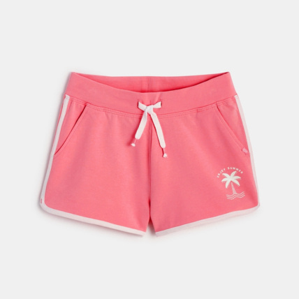 Avis Short uni en jersey rose fille OKAIDI 2