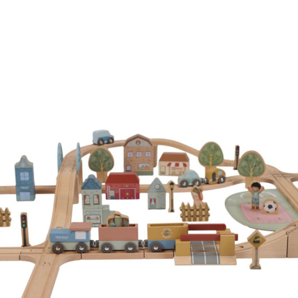Avis Circuit de train xxl en bois FSC LITTLE DUTCH 1