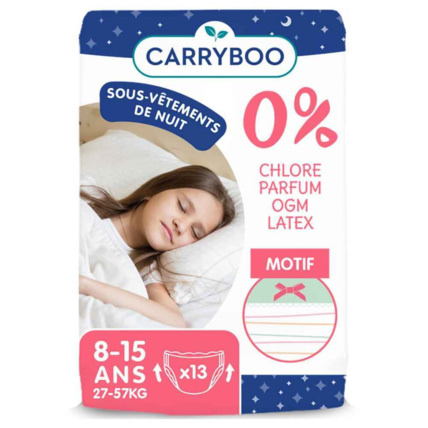 Avis Couches de nuit absorbantes Filles CARRYBOO 1