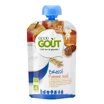 Avis Good gourde Brassé pomme et miel Good Goût 1