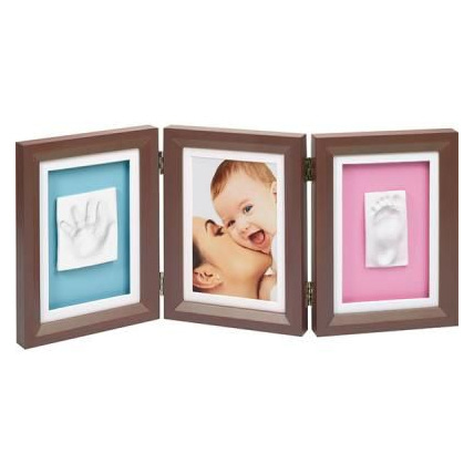Avis Cadre photo + empreinte 3 volets BABY ART 1