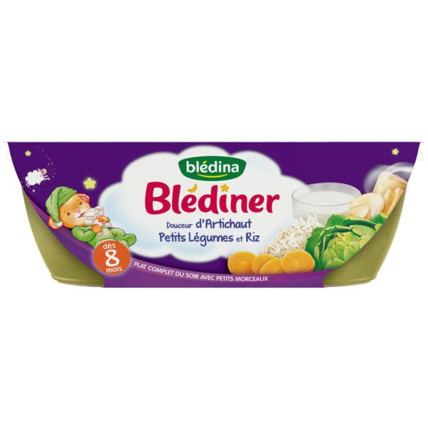 Avis Blediner Bols, douceur d'artichaut petits légumes et riz  Blédina 1