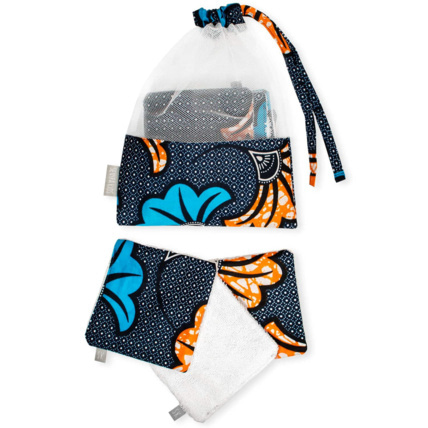 Avis Lingettes lavables 8 pièces, Wax Fleurs de mariage Sevira Kids 1