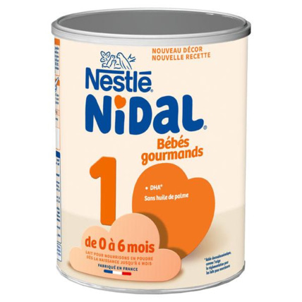 Avis Lait 1er âge Bébés Gourmands 800g NIDAL NESTLE 1