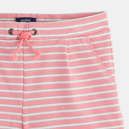 Avis Short en molleton imprimé rose fille OKAIDI 3