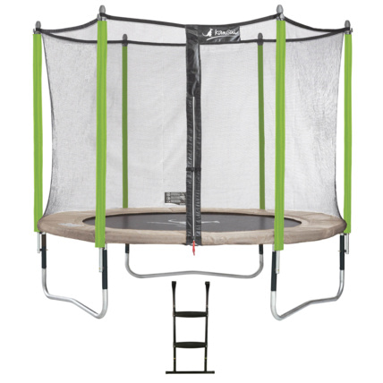 Avis Trampoline de jardin 305 cm + filet de sécurité + échelle  JUMPI Kangui 1