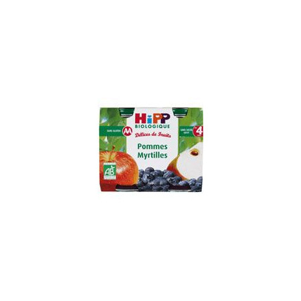 Avis Pommes Myrtilles 190g dès 4 mois HIPP 1